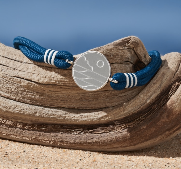 Image of bracelet on the beach
