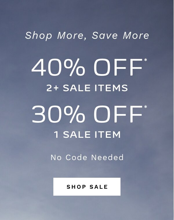Up To 40% Off Sale Items
