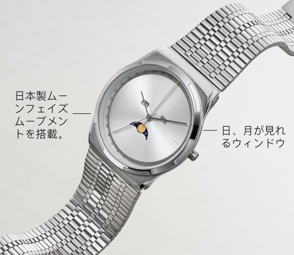 Image of silver-tone Soulland watch.