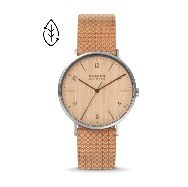 Image of Aaren Naturals wood veneer watch.