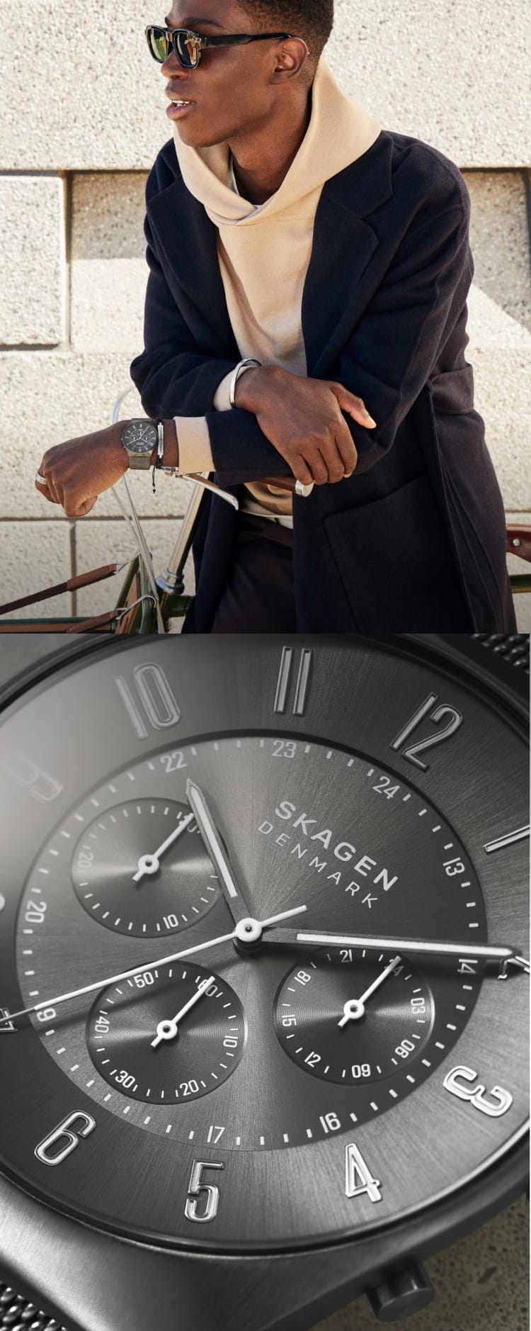 Ein Mann mit einem Chronograph Grenen