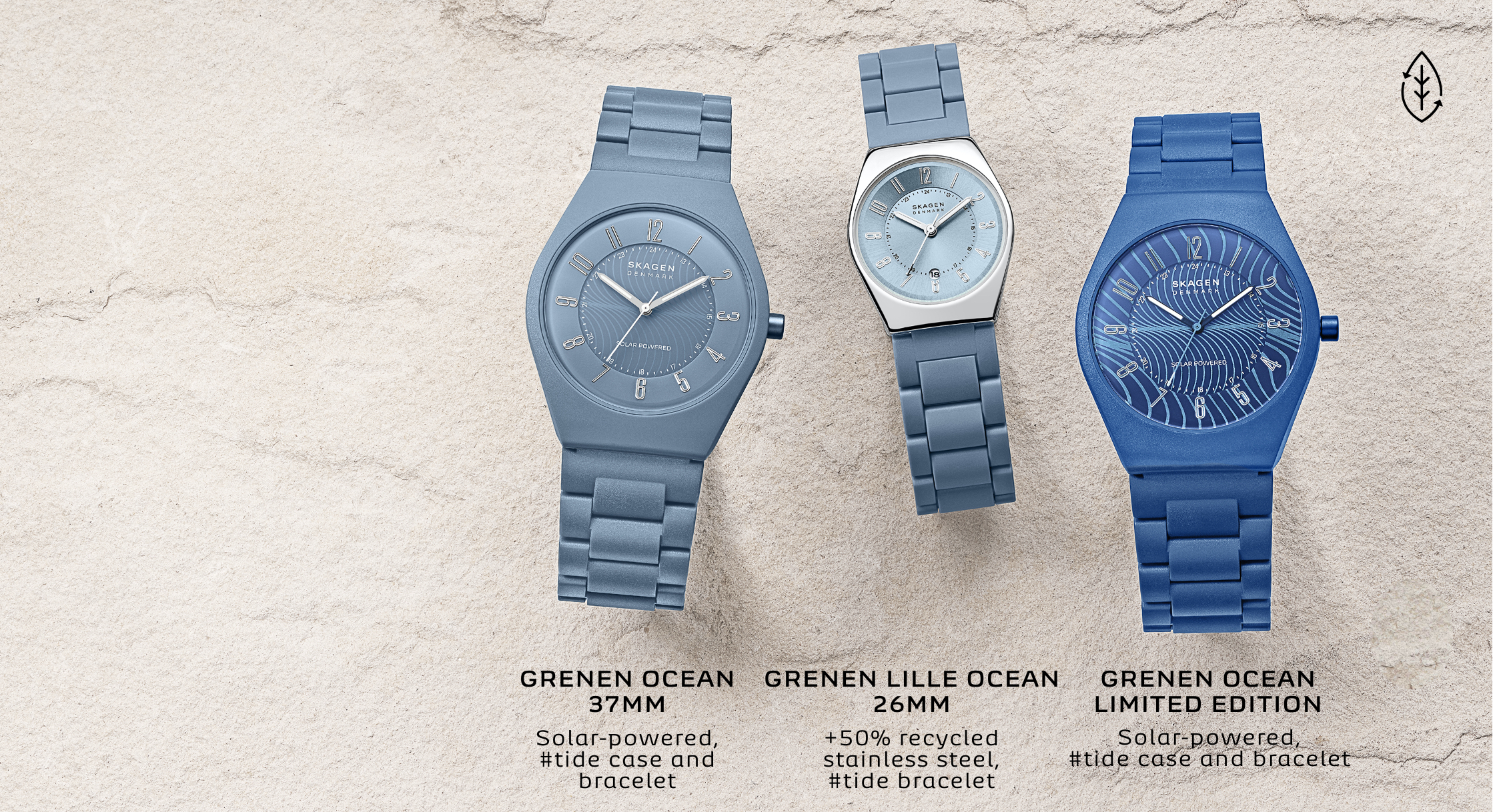 Three image of watches