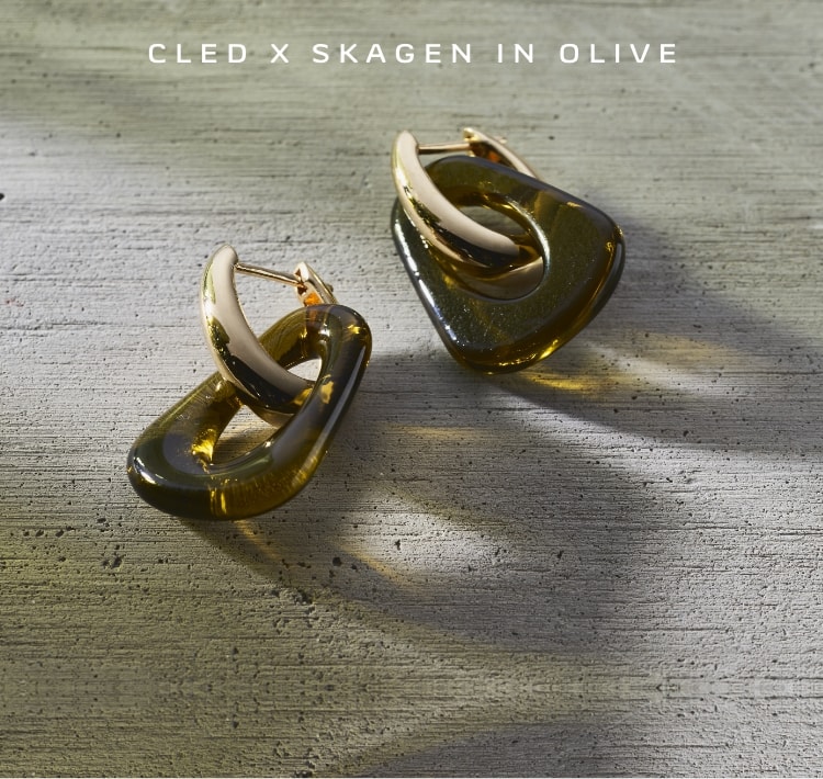 Image of CLED X SKAGEN earrings