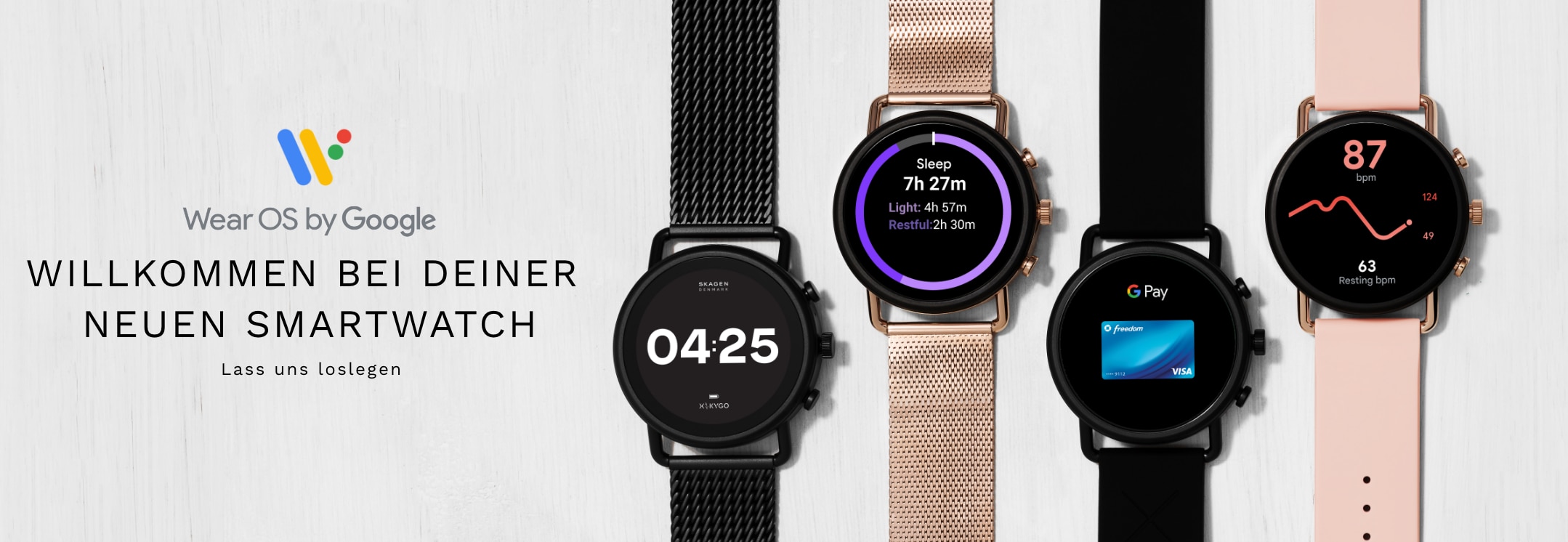 Learn how to set up your new smartwatch. Welcome to your new smartwatch. Let's get started.
