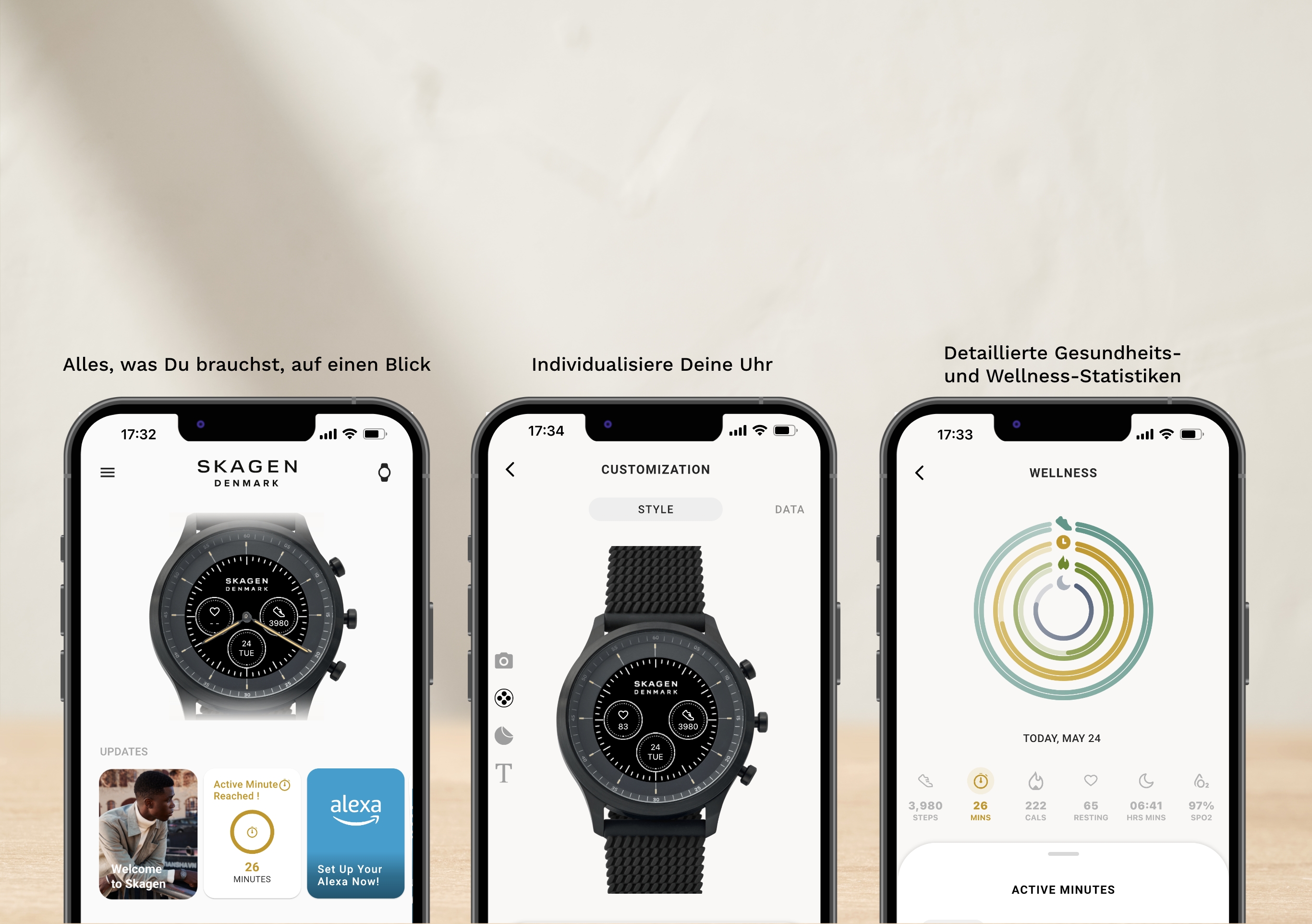 Smartwatches mit der Hybrid HR App