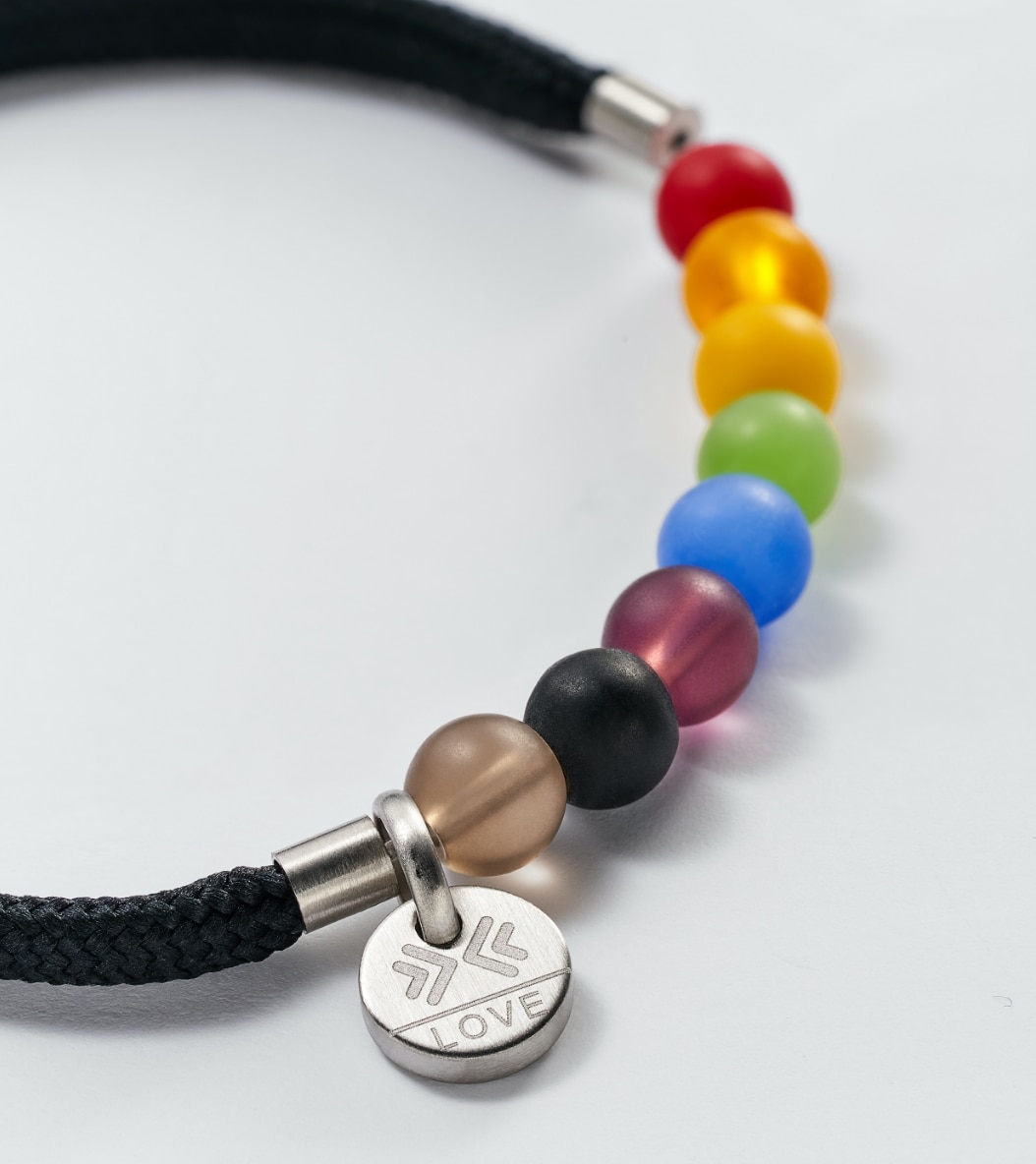 Image of our Pride bracelet.