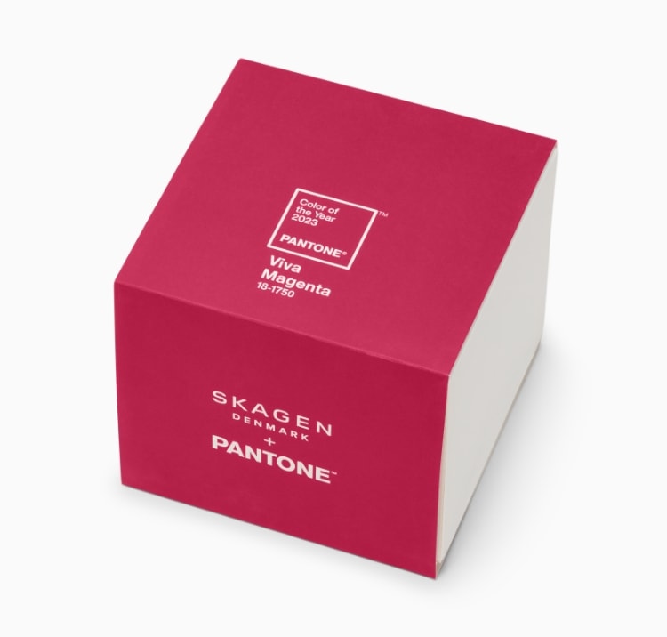 Skagen x Pantone パッケージ