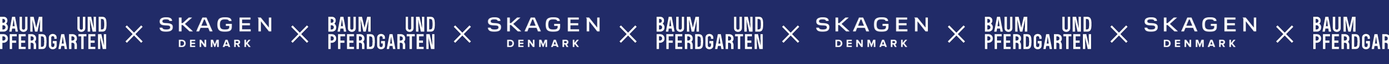Baum und Pferdgarten x Skagen blue banner