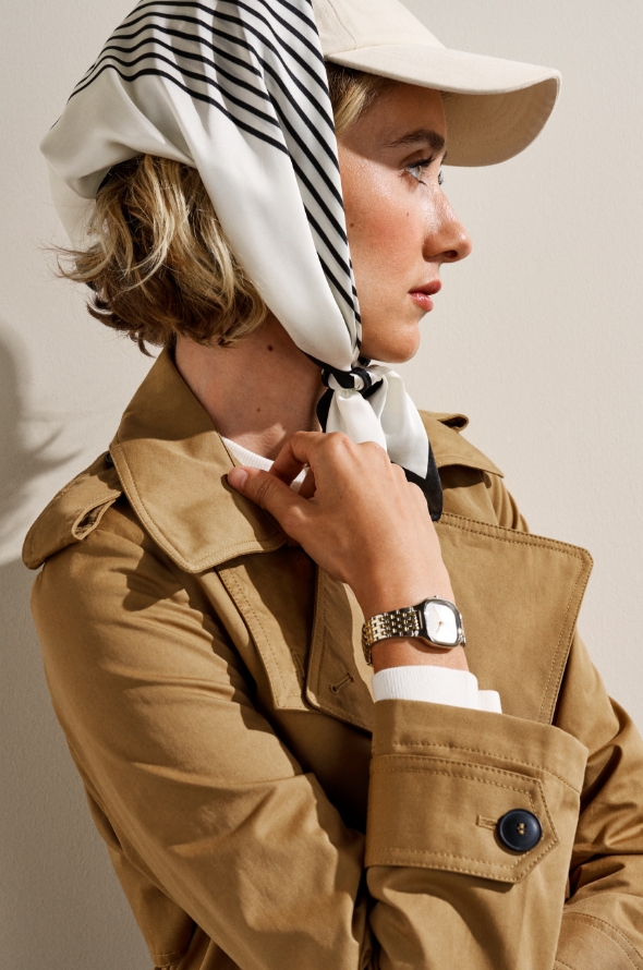 Two models wearing the new Mellem watches