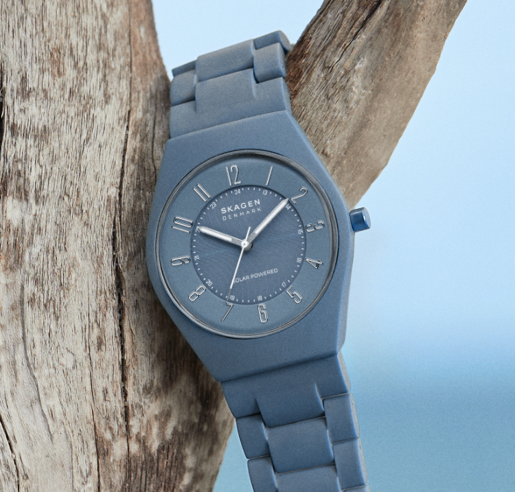 Grenen Ocean Solar-Powered Coastal Blue #tide ocean material® Watch SKW6812  - Skagen