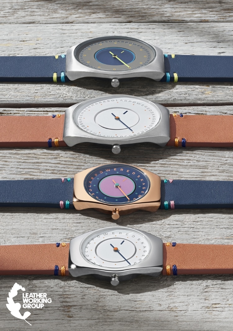 Image of a collection of Skagen watches