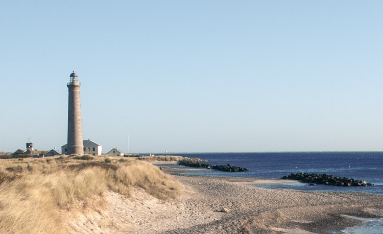 Image of a man walking on a beach