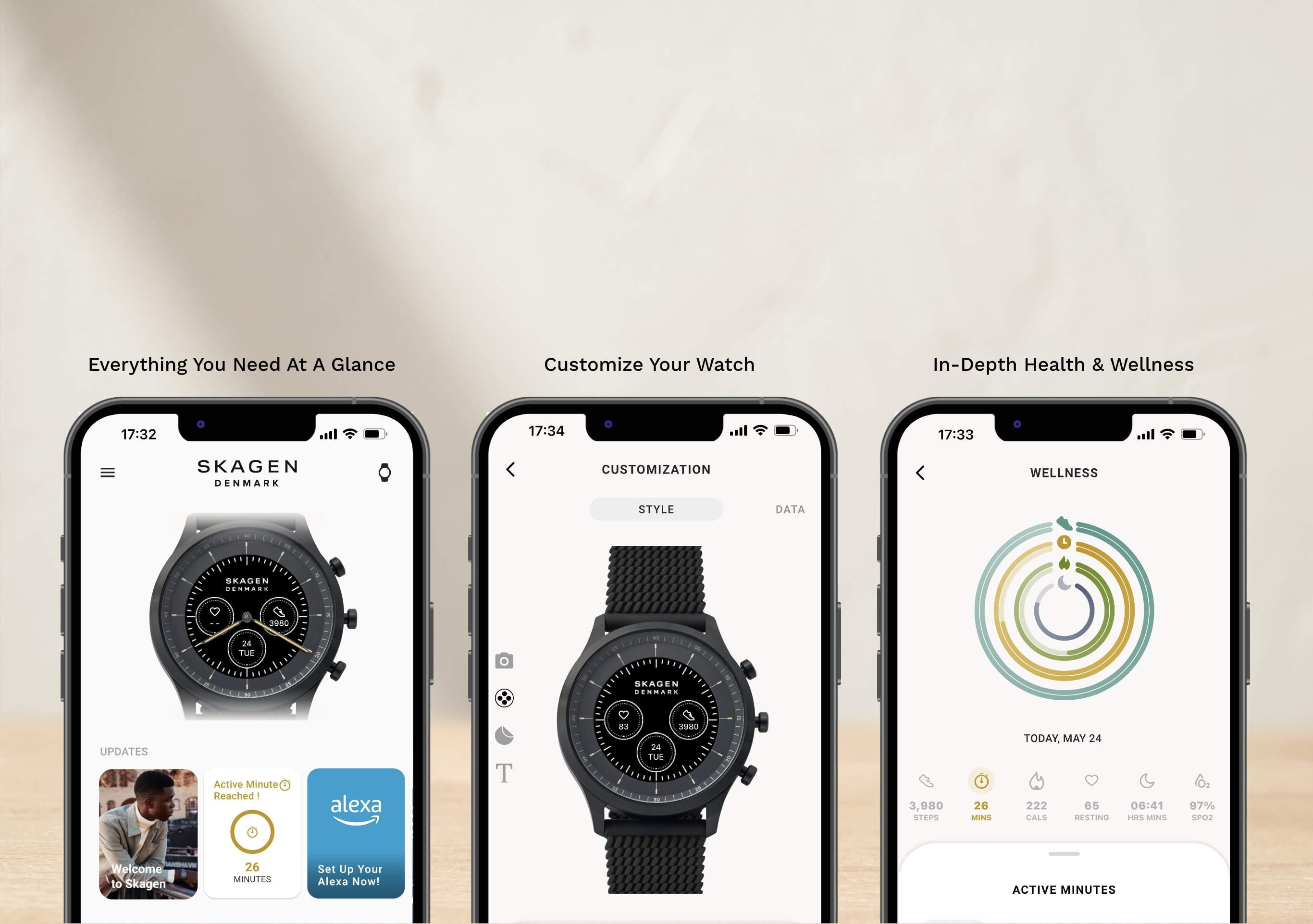 Smartwatches mit der Hybrid HR App