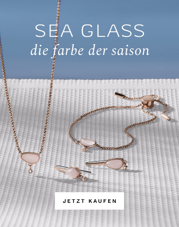 Sea Glass. DIE FARBE DER SAISON. Die neue Schmuckkollektion Sea Glass in Rosatönen. Jetzt shoppen.