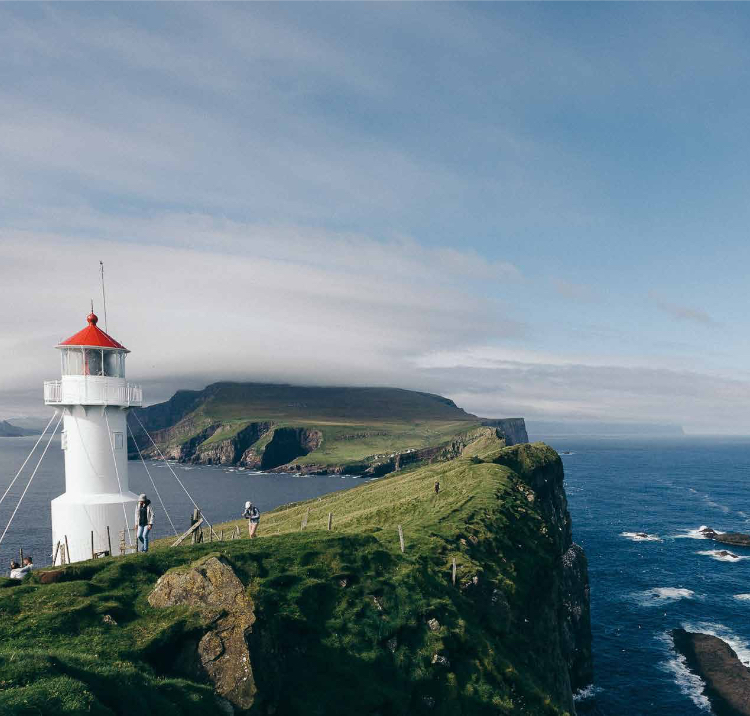 lighthouse and ocean view