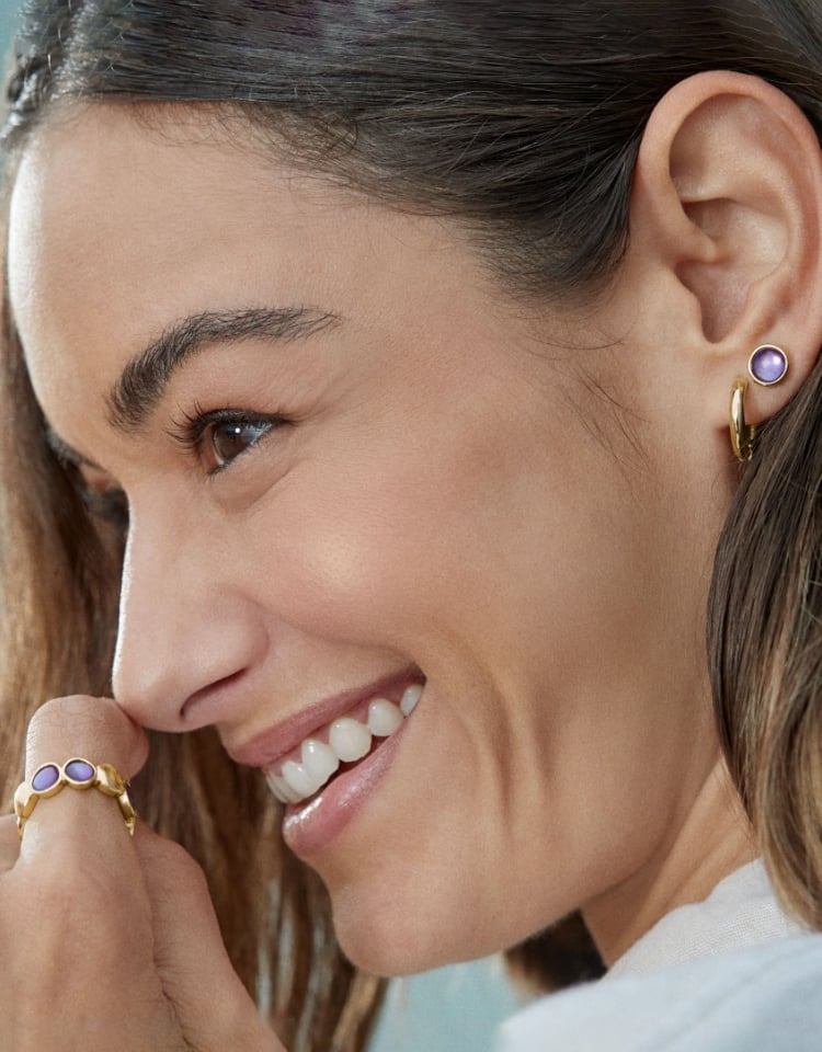 image of a woman wearing skagen jewelry