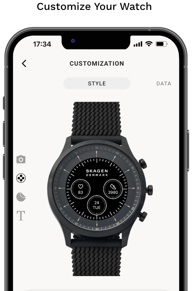 Smartwatches mit der Hybrid HR App