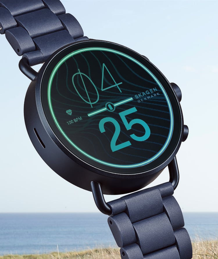 SKAGEN FALSTER3スマートウォッチ スカーゲン DW10S1 - 腕時計(デジタル)