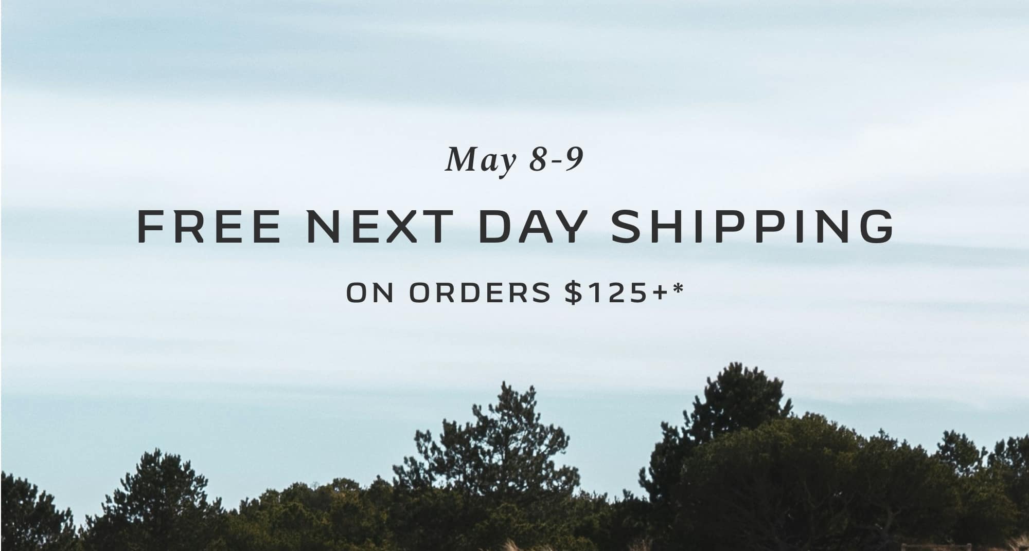 FREE NEXT DAY SHIPPING ON ORDERS $125+*