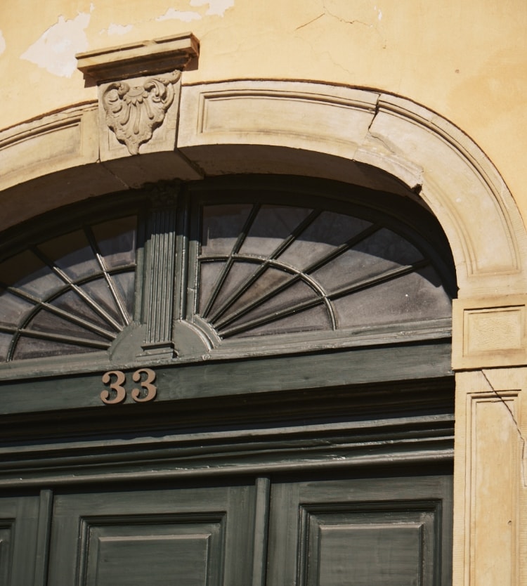 Image of a doorway in Copenhagen