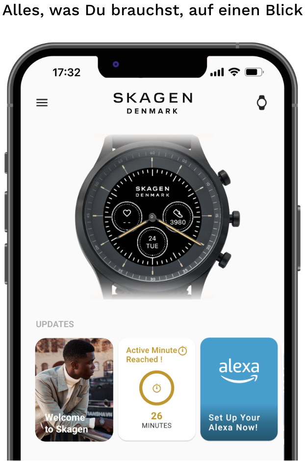 Smartwatches mit der Hybrid HR App