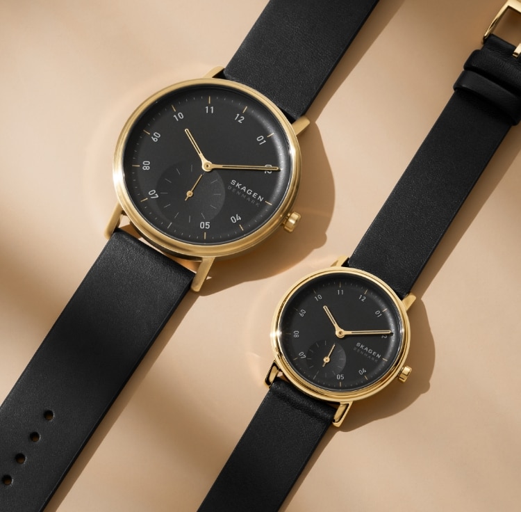 Image of black and gold Kuppel watches