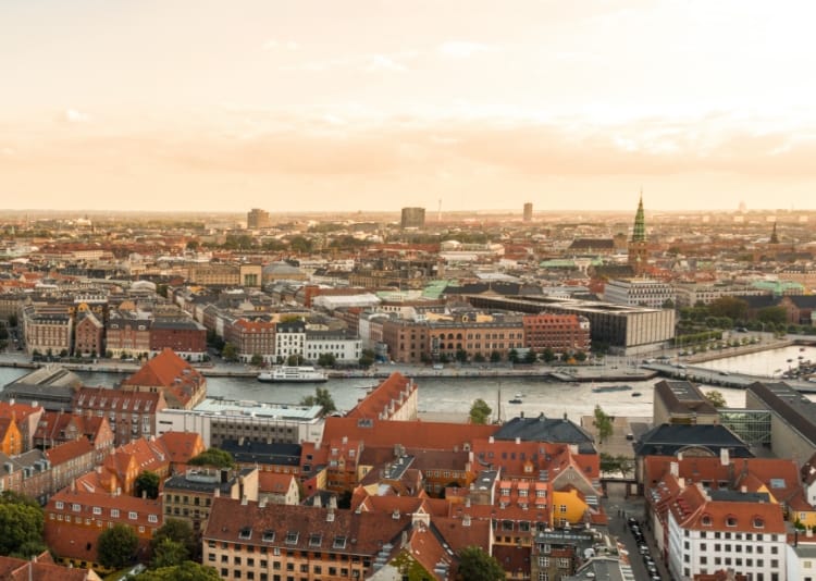 コペンハーゲンのスカイラインの画像