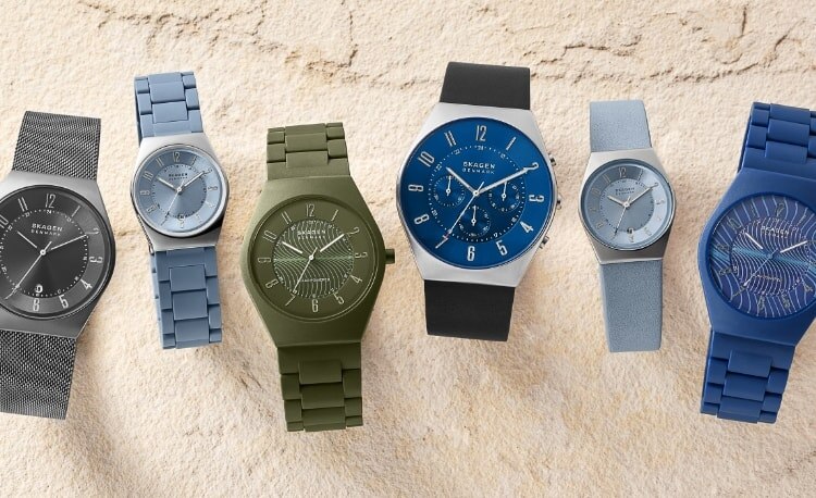Image of multiple Skagen watches
