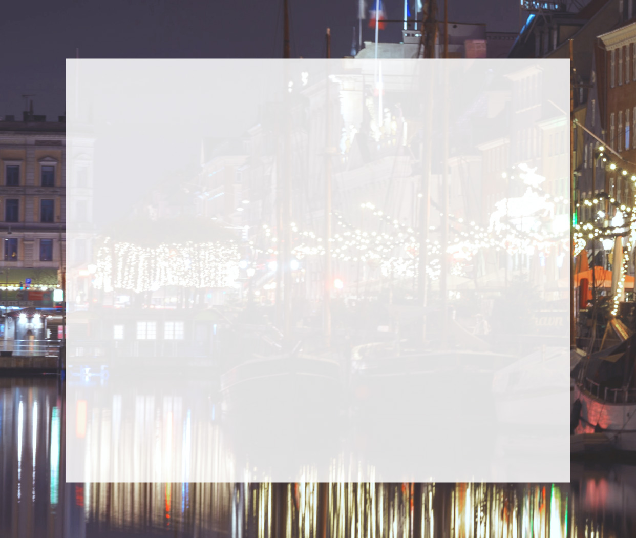 background of a pier with christmas lights