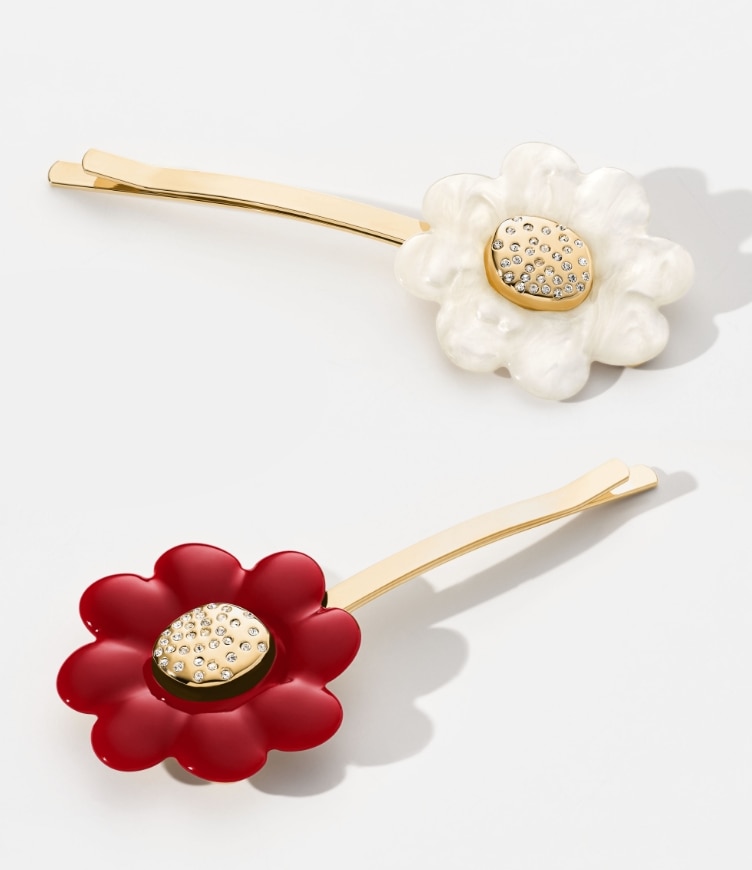 Image of a hair clip set from this limited edition collection