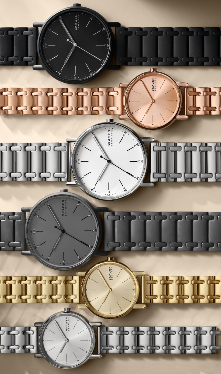 The entire new collection of Signatur watches.